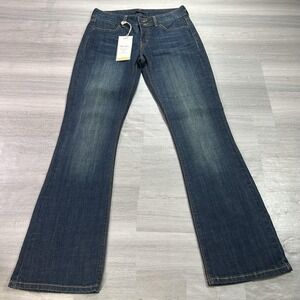 NEW Levis 526 Slender Bootcut Jeans Womens 4 Mid Rise Stretch Slimming Denim